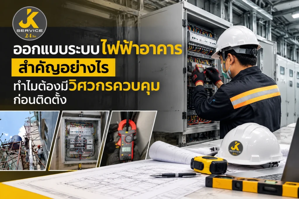 ออกแบบระบบไฟฟ้าอาคารสำคัญอย่างไร ทำไมต้องมีวิศวกรควบคุมก่อนติดตั้ง